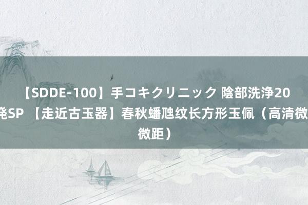 【SDDE-100】手コキクリニック 陰部洗浄20連発SP 【走近古玉器】春秋蟠虺纹长方形玉佩（高清微距）