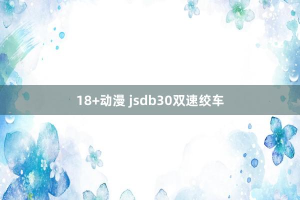 18+动漫 jsdb30双速绞车