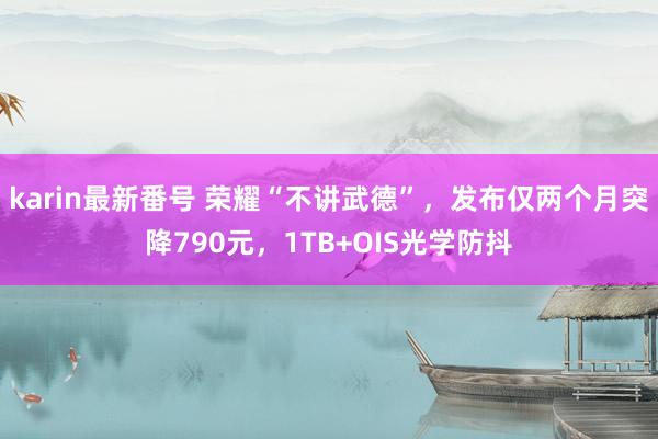 karin最新番号 荣耀“不讲武德”，发布仅两个月突降790元，1TB+OIS光学防抖